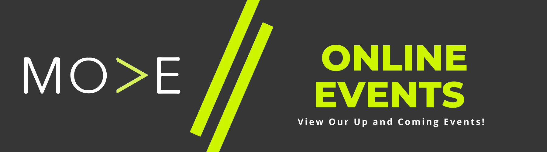 Online Events Banner